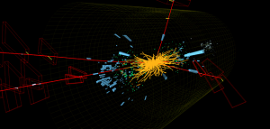 Obr. 2 Stopy po rozpadu Higgsova bosonu